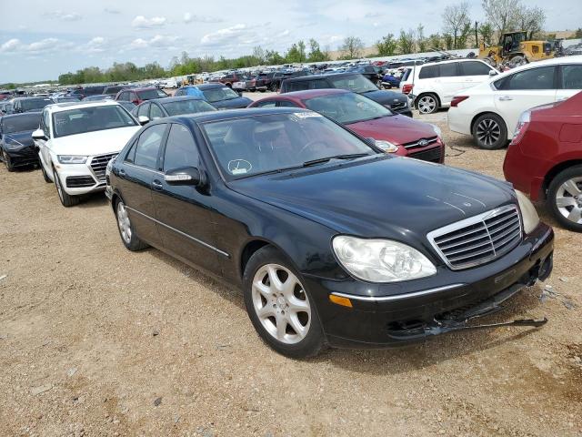 WDBNG84J45A435865 - 2005 MERCEDES-BENZ S 500 4MATIC BLACK photo 4