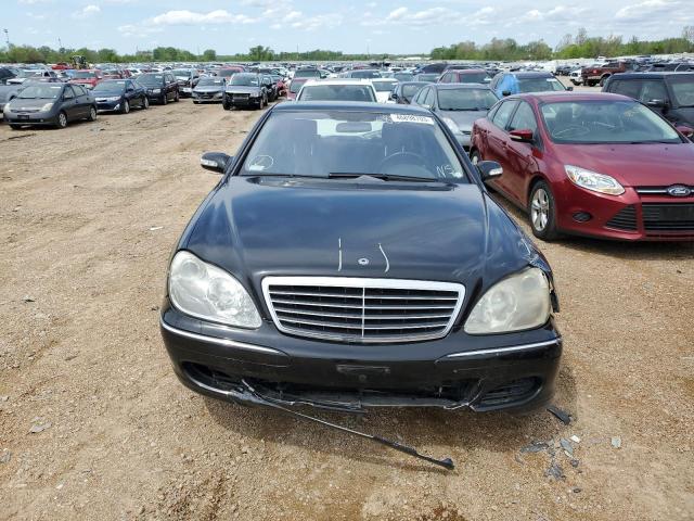 WDBNG84J45A435865 - 2005 MERCEDES-BENZ S 500 4MATIC BLACK photo 5