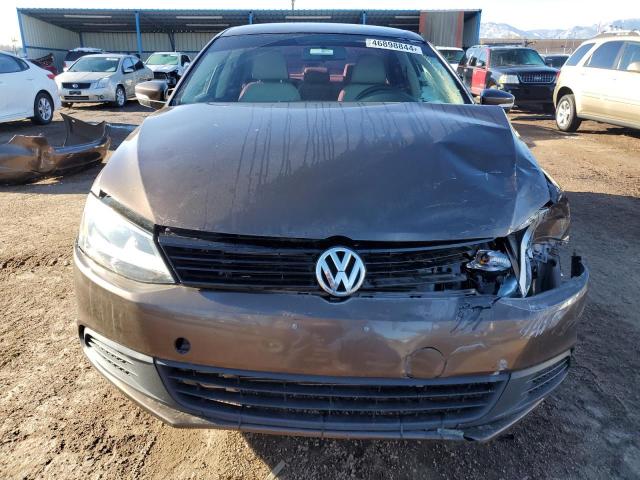 3VWLL7AJ5CM083959 - 2012 VOLKSWAGEN JETTA TDI BROWN photo 5