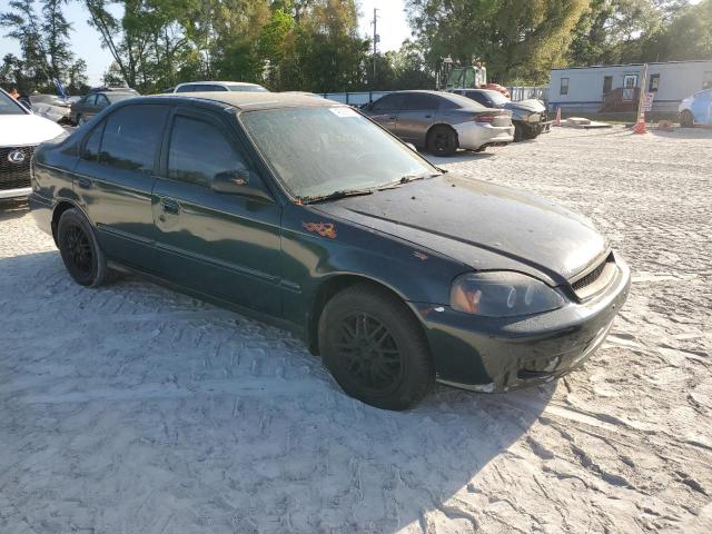 2HGEJ6615YH594051 - 2000 HONDA CIVIC BASE GREEN photo 4