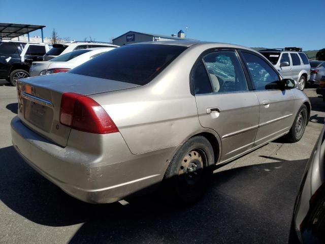 2HGES26731H562442 - 2001 HONDA CIVIC EX TAN photo 3