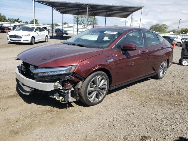 JHMZC5F35JC002676 - 2018 HONDA CLARITY TOURING BURGUNDY photo 1