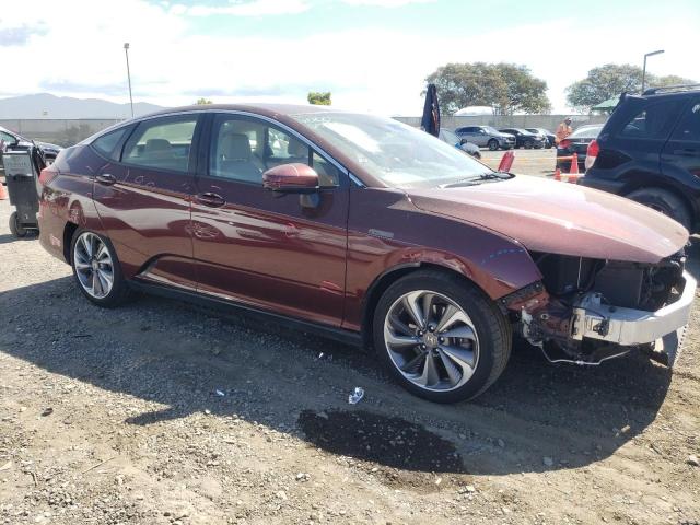 JHMZC5F35JC002676 - 2018 HONDA CLARITY TOURING BURGUNDY photo 4