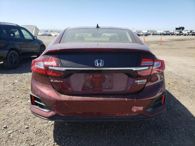 JHMZC5F35JC002676 - 2018 HONDA CLARITY TOURING BURGUNDY photo 6