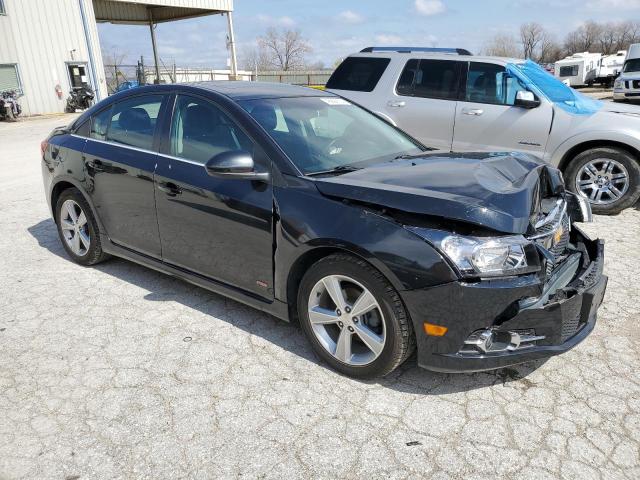 1G1PE5SB0E7376023 - 2014 CHEVROLET CRUZE LT BLACK photo 4