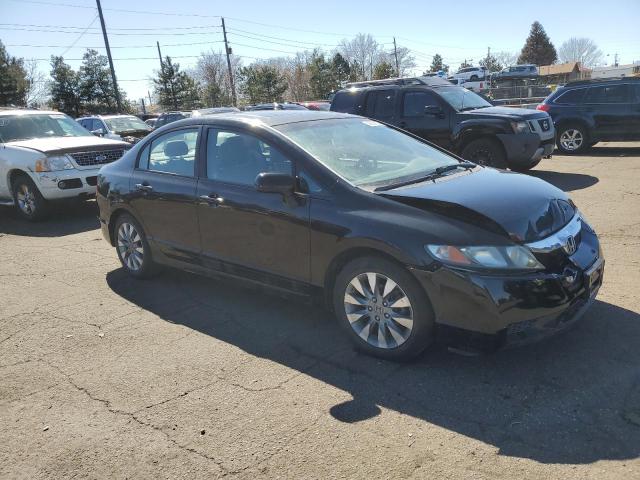 19XFA16989E017085 - 2009 HONDA CIVIC EXL შავი ფოტო 4