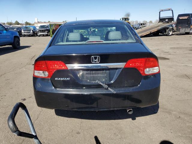 19XFA16989E017085 - 2009 HONDA CIVIC EXL BLACK photo 6