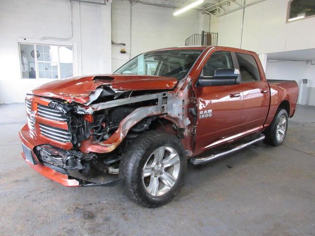 1C6RR7MT4DS614058 - 2013 RAM 1500 SPORT RED photo 2