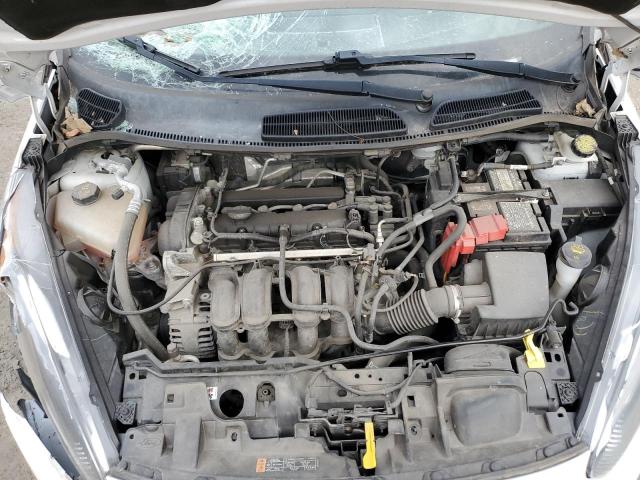 3FADP4EJ0JM127566 - 2018 FORD FIESTA SE WHITE photo 11