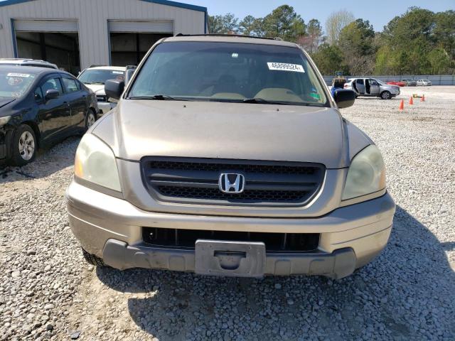 2HKYF18195H544401 - 2005 HONDA PILOT LX TAN photo 5