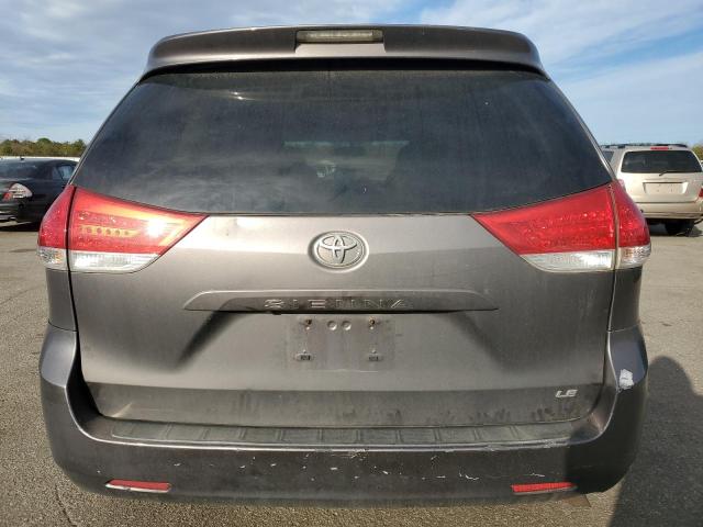 5TDKK3DC9BS153274 - 2011 TOYOTA SIENNA LE GRAY photo 6