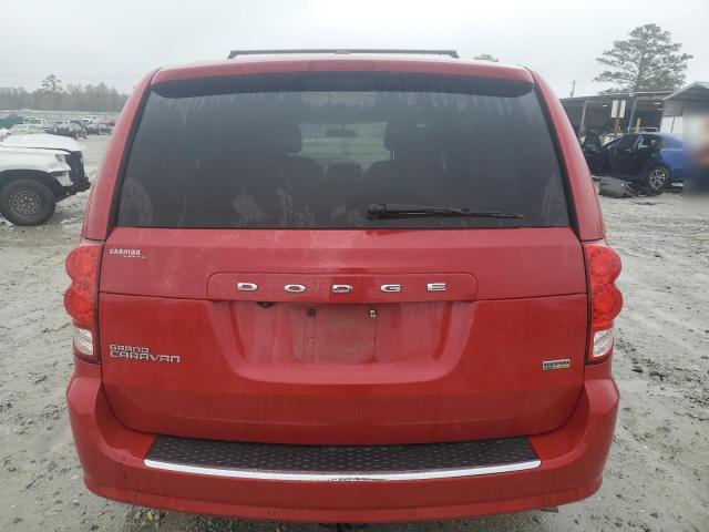 2C4RDGCGXDR770988 - 2013 DODGE GRAND CARA SXT RED photo 6