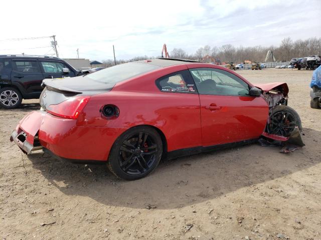 JNKCV64F79M650237 - 2009 INFINITI G37 RED photo 3