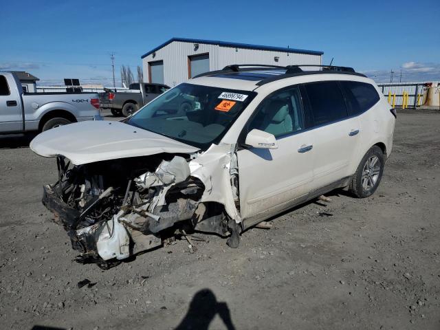 1GNKVHKD9FJ242868 - 2015 CHEVROLET TRAVERSE LT WHITE photo 1