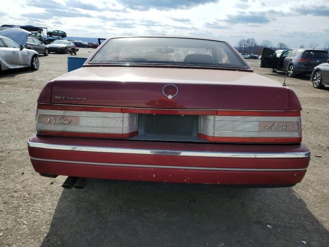 1G6VS3392PU100182 - 1993 CADILLAC ALLANTE RED photo 6