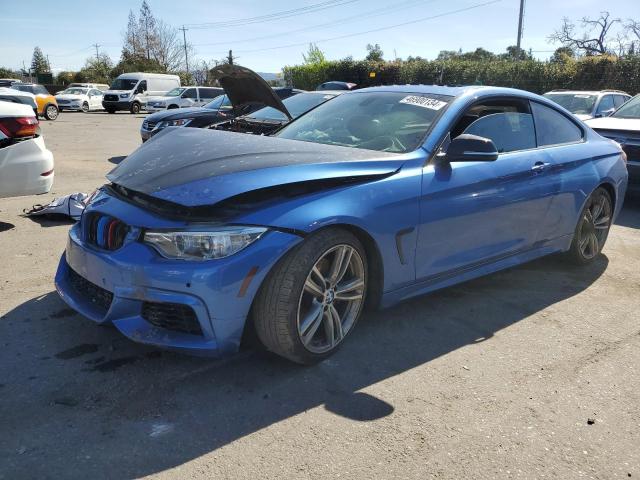 WBA3R1C53EK191244 - 2014 BMW 435 I BLUE photo 1