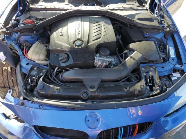 WBA3R1C53EK191244 - 2014 BMW 435 I BLUE photo 11