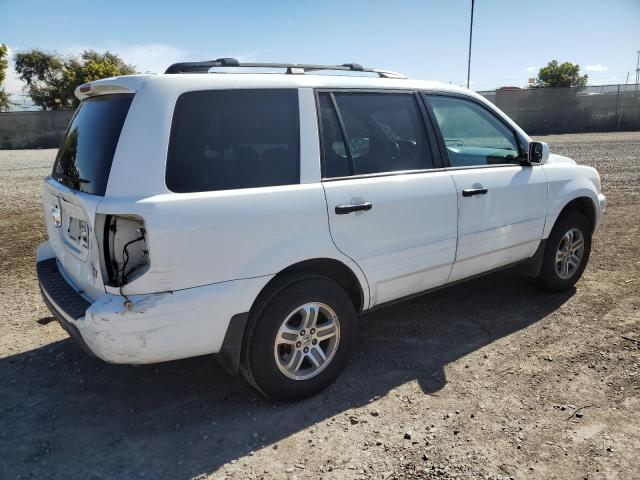 2HKYF18713H609176 - 2003 HONDA PILOT EXL WHITE photo 3