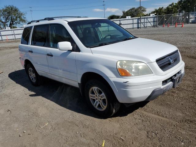 2HKYF18713H609176 - 2003 HONDA PILOT EXL WHITE photo 4