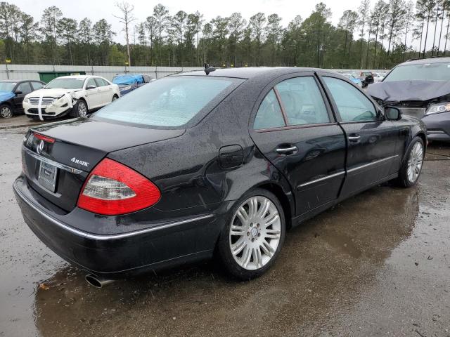 WDBUF87X78B244616 - 2008 MERCEDES-BENZ E 350 4MATIC BLACK photo 3