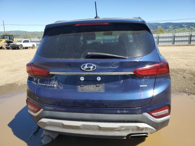 5NMS2CAD0KH097998 - 2019 HYUNDAI SANTA FE SE BLUE photo 6