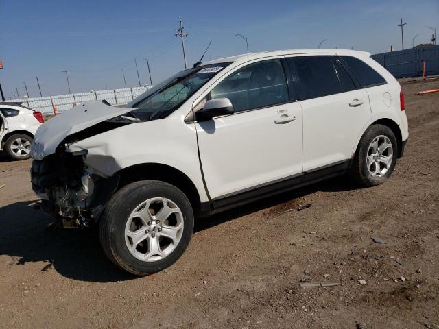 2FMDK4JCXDBB06886 - 2013 FORD EDGE SEL WHITE photo 1