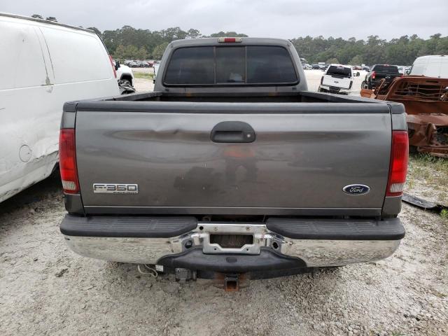 1FTWW31P55EB79037 - 2005 FORD F350 SRW SUPER DUTY GRAY photo 6