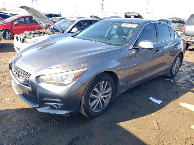 JN1BV7AR9EM694304 - 2014 INFINITI Q50 BASE GRAY photo 1