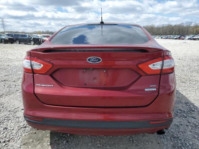 3FA6P0HD9GR192063 - 2016 FORD FUSION SE RED photo 6