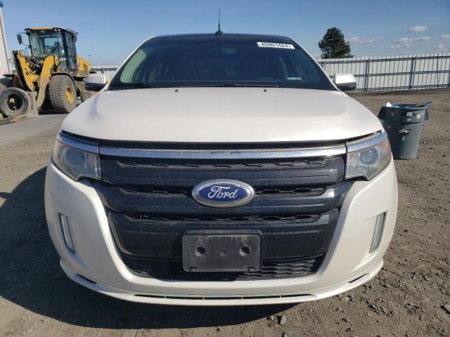 2FMDK4AK9DBA07743 - 2013 FORD EDGE SPORT WHITE photo 5