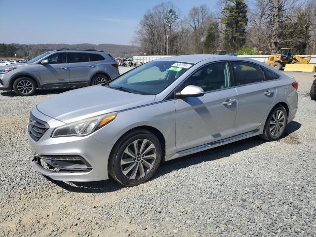 5NPE34AFXFH029329 - 2015 HYUNDAI SONATA SPORT SILVER photo 1