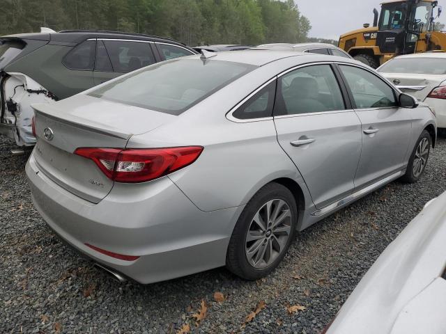 5NPE34AFXFH029329 - 2015 HYUNDAI SONATA SPORT SILVER photo 3