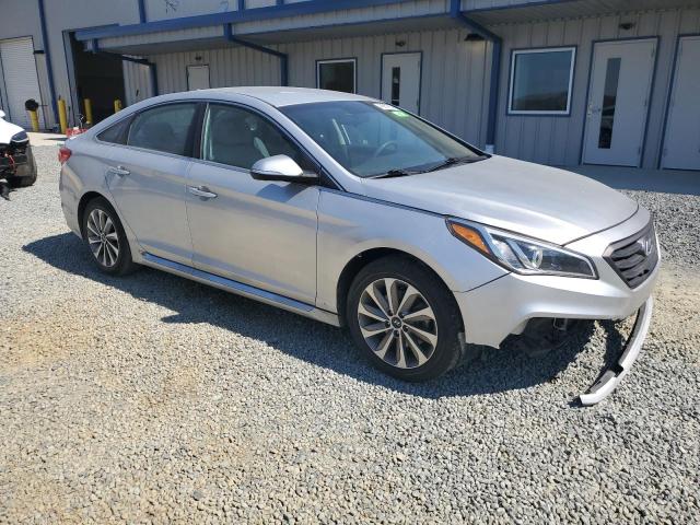 5NPE34AFXFH029329 - 2015 HYUNDAI SONATA SPORT SILVER photo 4