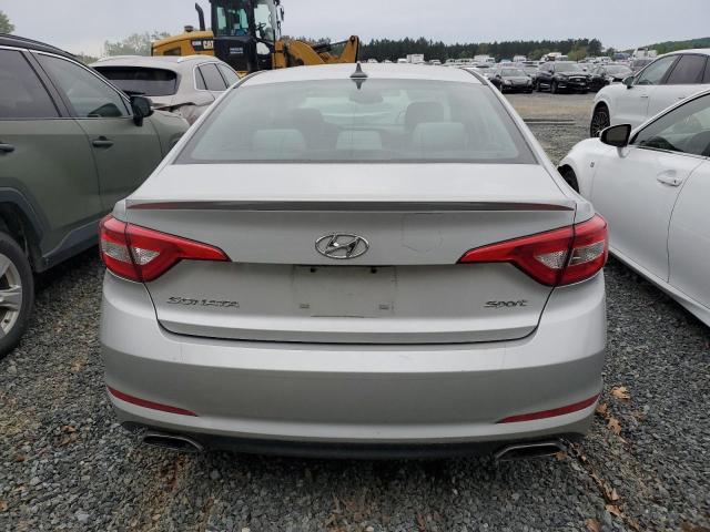 5NPE34AFXFH029329 - 2015 HYUNDAI SONATA SPORT SILVER photo 6