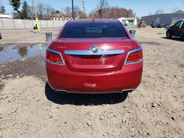 1G4GE5EV5AF245338 - 2010 BUICK LACROSSE CXS RED photo 6