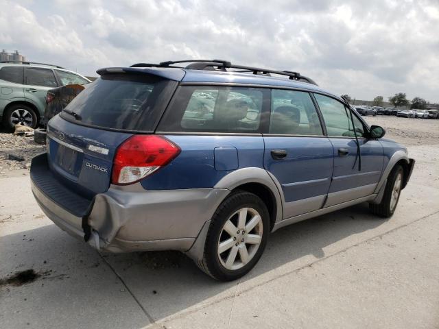 4S4BP61C097310214 - 2009 SUBARU OUTBACK 2.5I BLUE photo 3