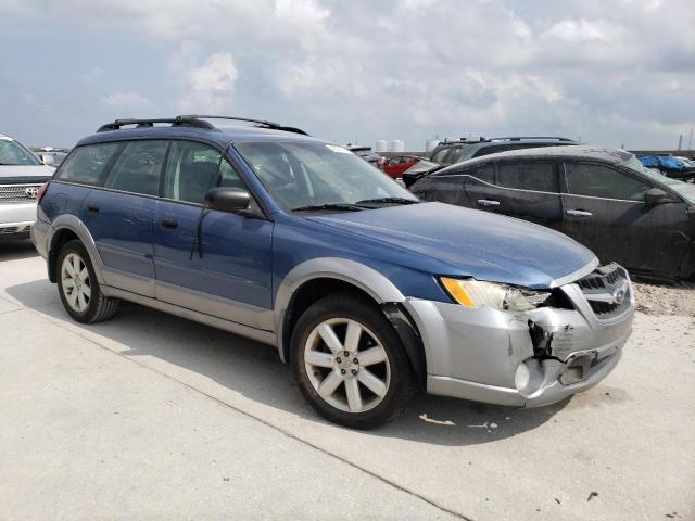 4S4BP61C097310214 - 2009 SUBARU OUTBACK 2.5I BLUE photo 4