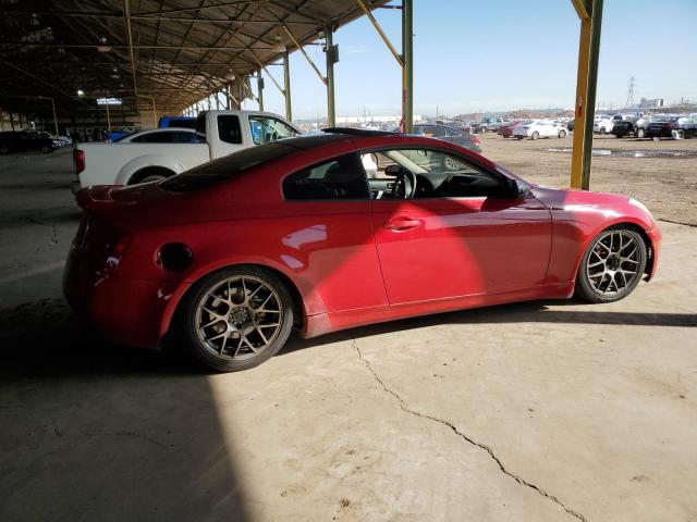 JNKCV54E06M707410 - 2006 INFINITI G35 RED photo 3