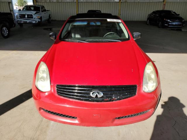 JNKCV54E06M707410 - 2006 INFINITI G35 RED photo 5