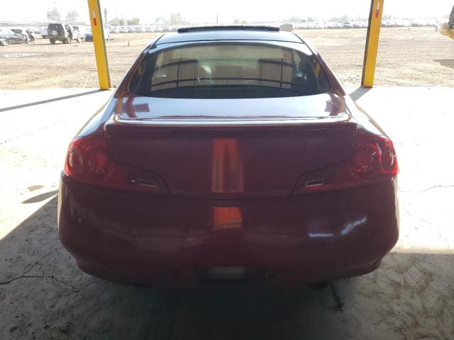 JNKCV54E06M707410 - 2006 INFINITI G35 RED photo 6