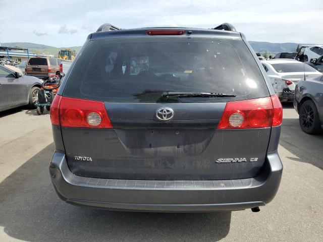 5TDZK23C07S033087 - 2007 TOYOTA SIENNA CE BLUE photo 6