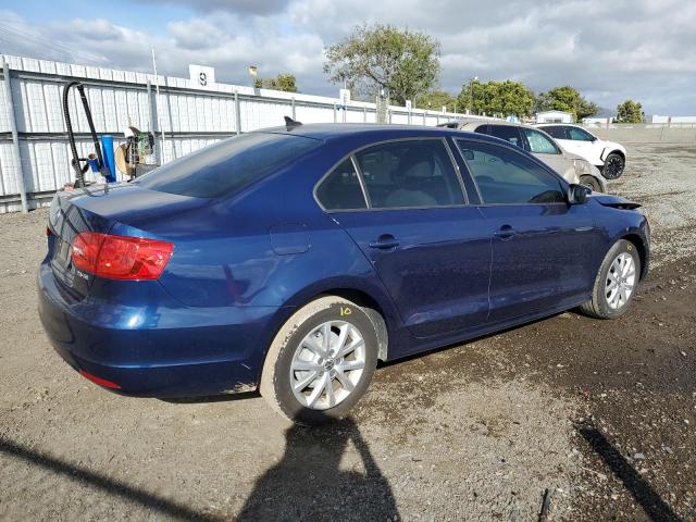 3VWDZ7AJ2BM081085 - 2011 VOLKSWAGEN JETTA SE BLUE photo 3