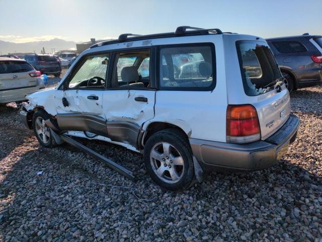 JF1SF6555XG740472 - 1999 SUBARU FORESTER S WHITE photo 2