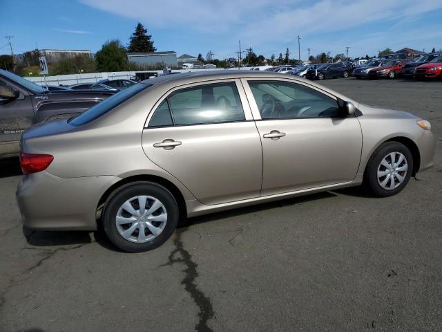 1NXBU40E19Z018136 - 2009 TOYOTA COROLLA BASE BEIGE photo 3