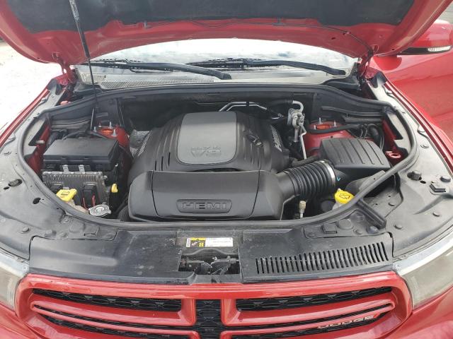 1C4SDJCTXHC785601 - 2017 DODGE DURANGO R/T RED photo 12