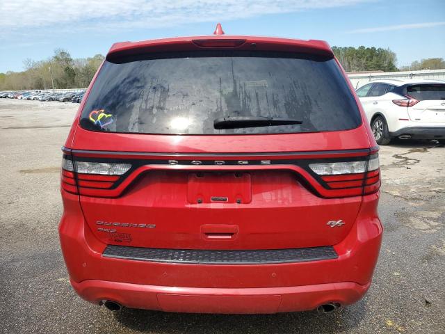 1C4SDJCTXHC785601 - 2017 DODGE DURANGO R/T RED photo 6