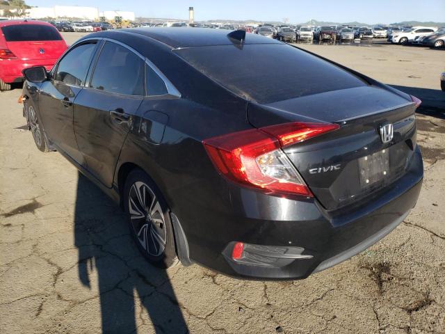 2HGFC1F78HH641921 - 2017 HONDA CIVIC EXL BLACK photo 2