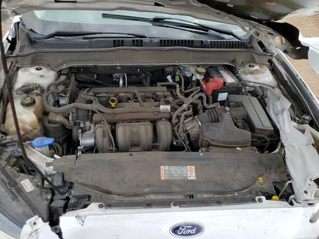 3FA6P0H73FR115682 - 2015 FORD FUSION SE WHITE photo 11