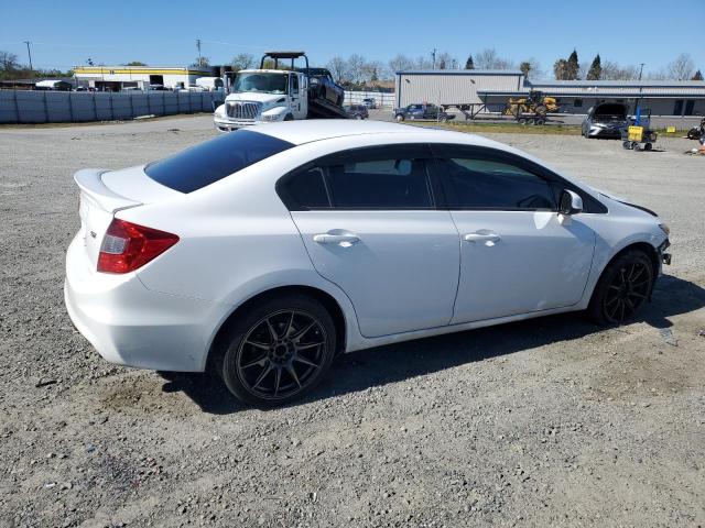 2HGFB6E50CH703823 - 2012 HONDA CIVIC SI WHITE photo 3