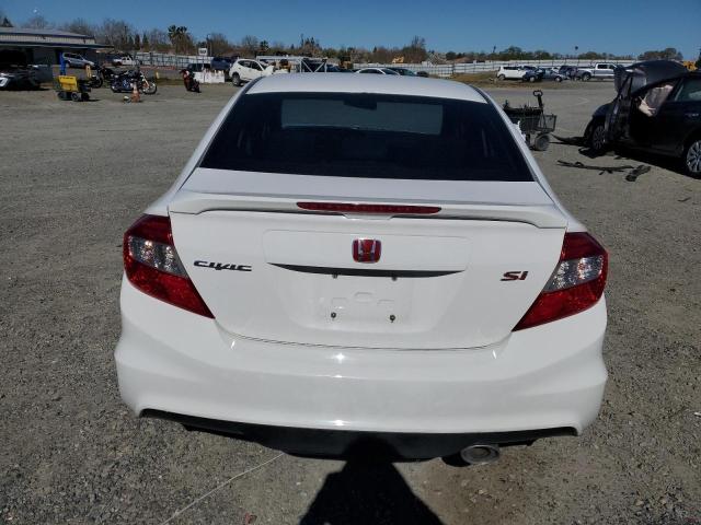 2HGFB6E50CH703823 - 2012 HONDA CIVIC SI WHITE photo 6